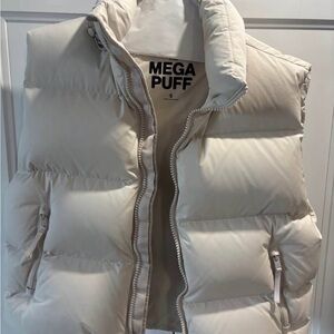 TNA Mega Puff Jacket in Cream
